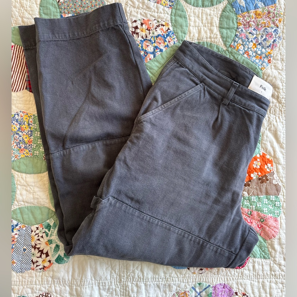 Folk Brushed Cotton Work Pants